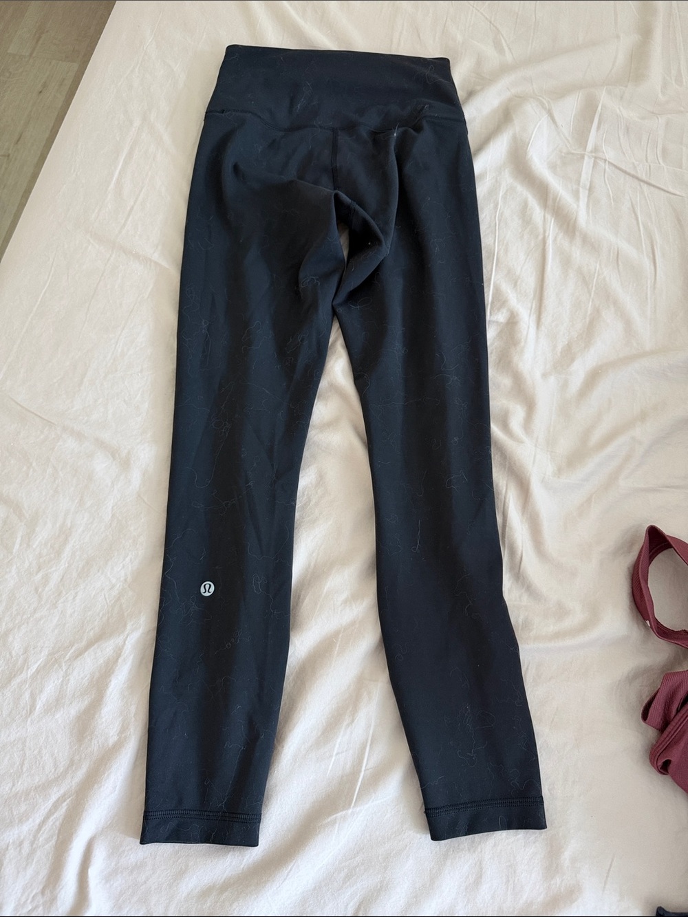 Lululemon Black Wunder Train High-Rise 23”Leggings